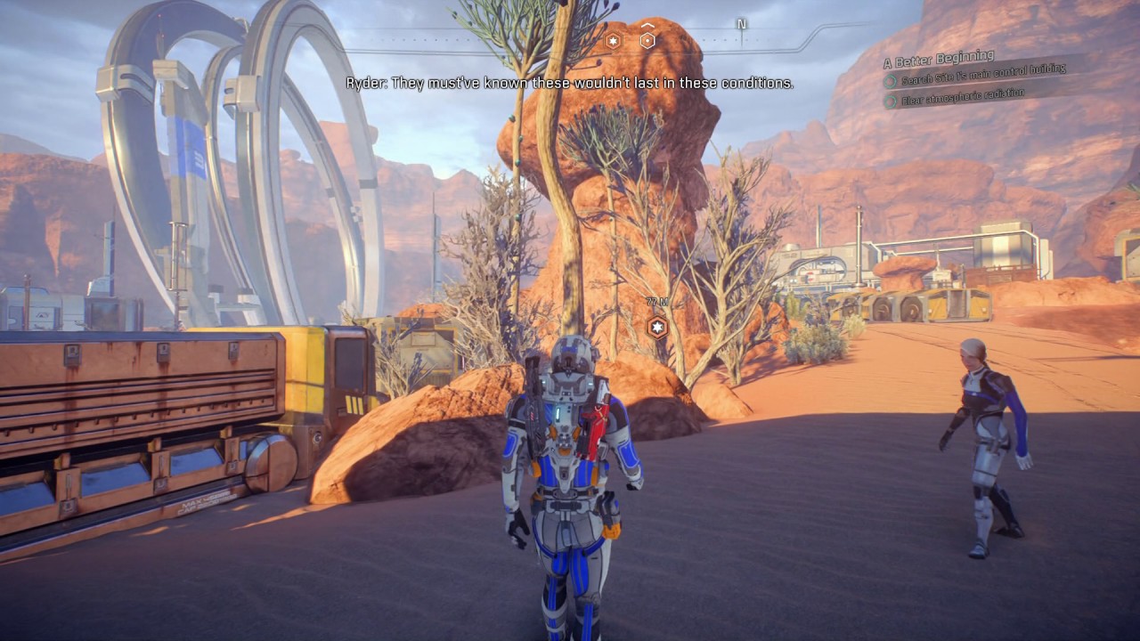 Mass Effect Andromeda Playthrough Part 15 - Arriving on Eos
