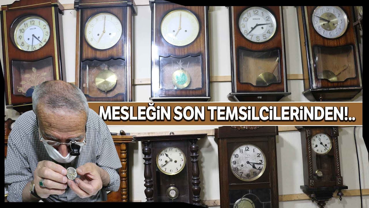 54 Yıllık Antika Saat Ustası Özlediği Saatlerine Kavuştu
