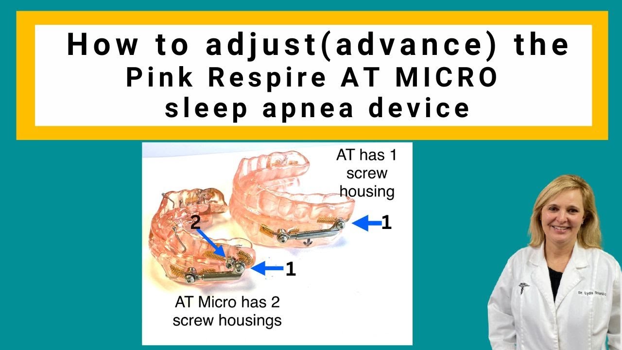 How to Adjust the Pink Respire AT MICRO Sleep Apnea Device