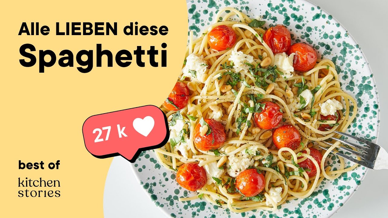 Spaghetti mit Ofentomaten und Mozzarella | BEST OF Kitchen Stories