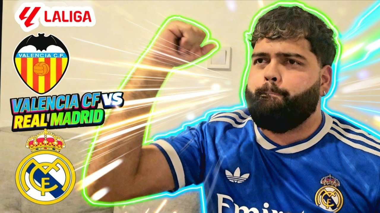 Valencia 0–2 Real Madrid | Mi reacción: partido cerrado y victoria blanca 🤍