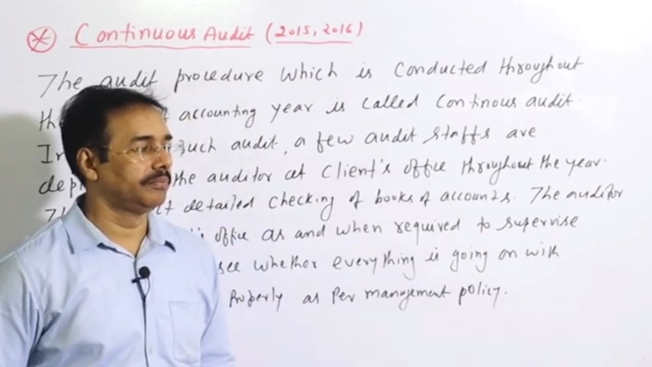 Auditing and Assurance|| Continues Audit and its Advantages || Mathur Sir Classes||
