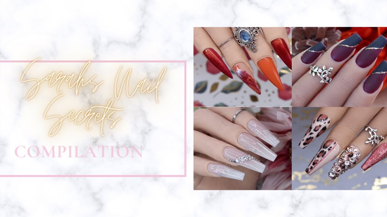 Sarah's Nail Secrets Compilation using GLITTERBELS Products