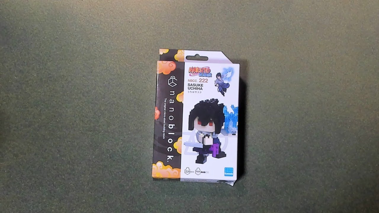 【nanoblock】SASUKE UCHIHA (うちはサスケ) [puzzle]