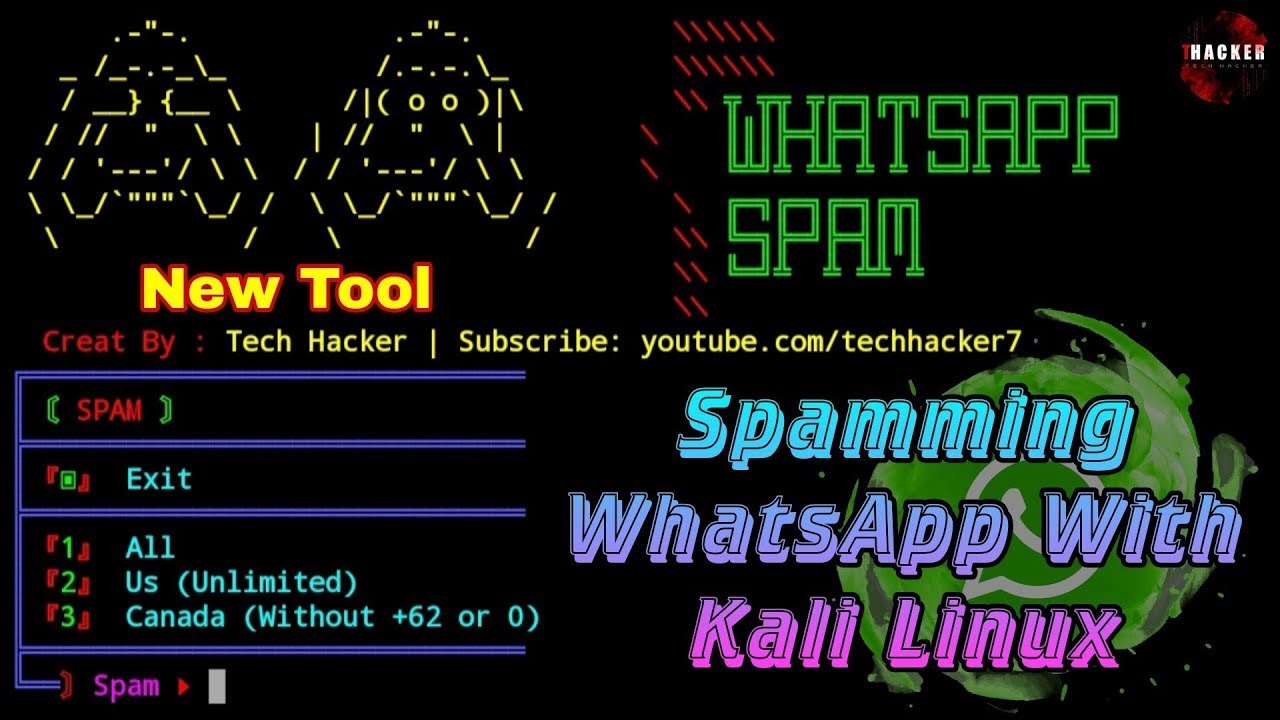 How To Send SpoofSms| WhatsApp Spoof SMS using Kali linux 2025 | WhatsApp Bombbing Spam SMS #linux