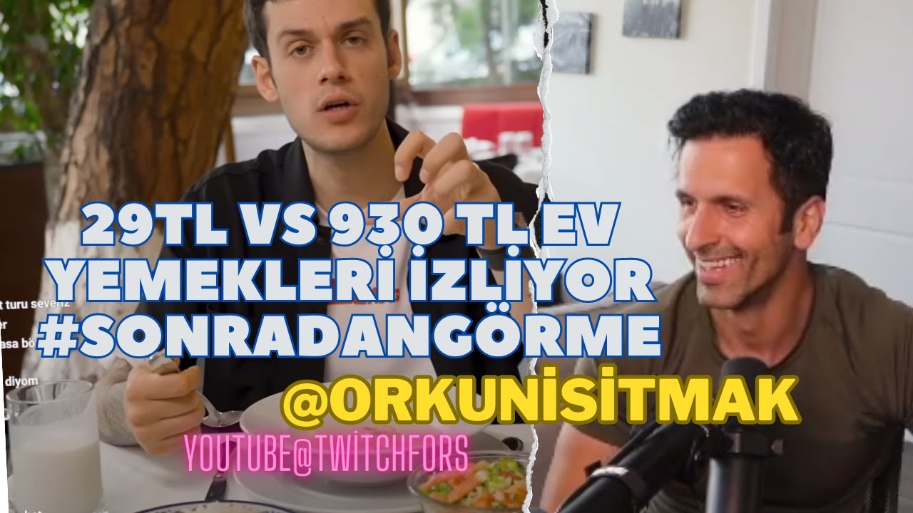 AMERİKALI AYNASIZ 29TL VS 930TL EV YEMEKLERİ İZLİYOR 