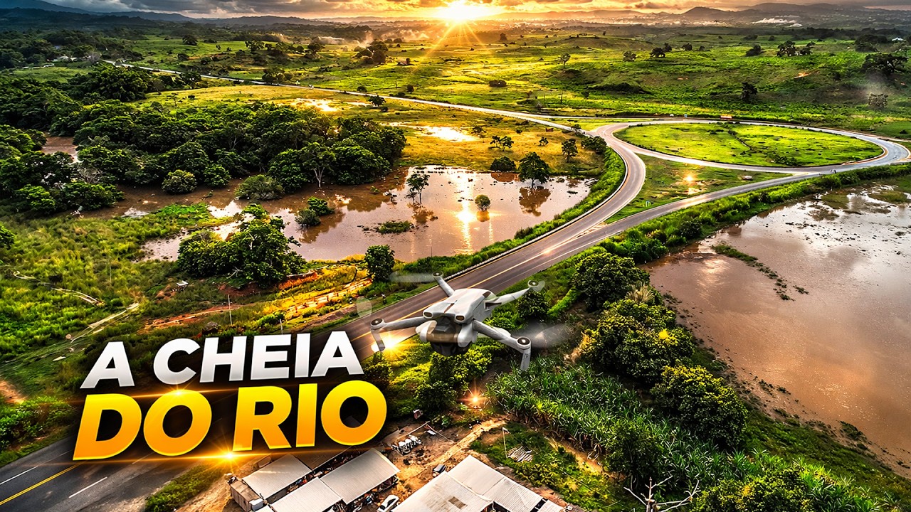 👀 Olha o Que a Chuva Fez com Esse Rio! Drone Mostrou Tudo!