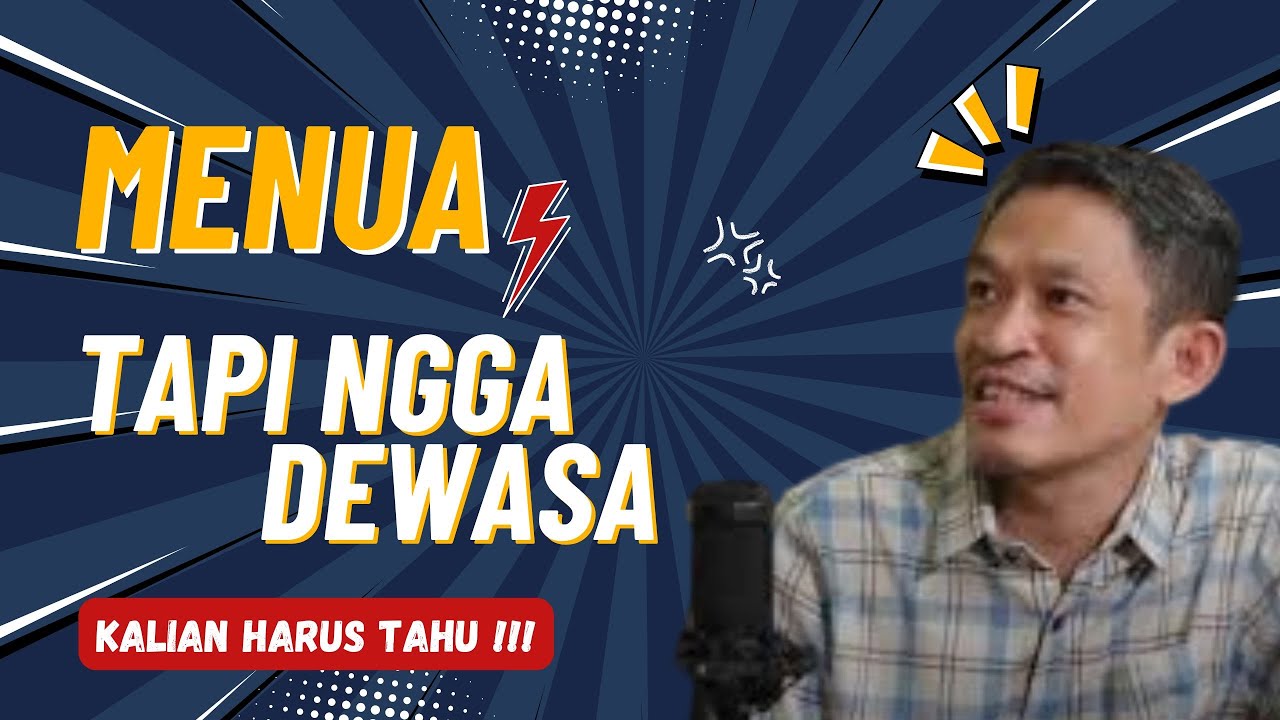 Menua Tapi Ga Dewasa!! Ngaji Filsafat - DR. H. Fahruddin Faiz, S.Ag., M.Ag.