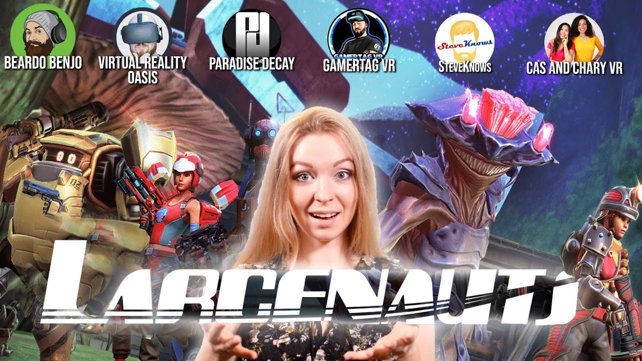 LARCENAUTS is intense! Fun multiplayer co-op game review and gameplay on Oculus Quest 2