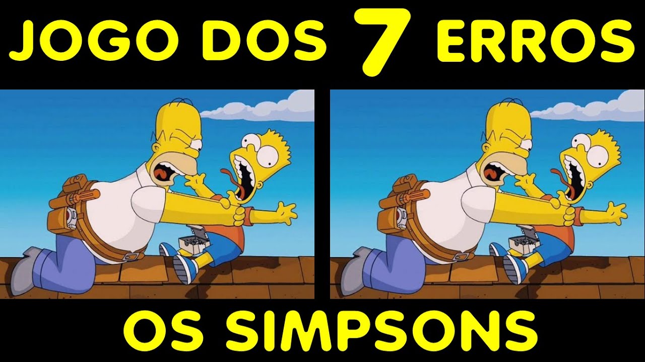 JOGO DOS 7 ERROS OS SIMPSONS / ENCONTRE OS 7 ERROS