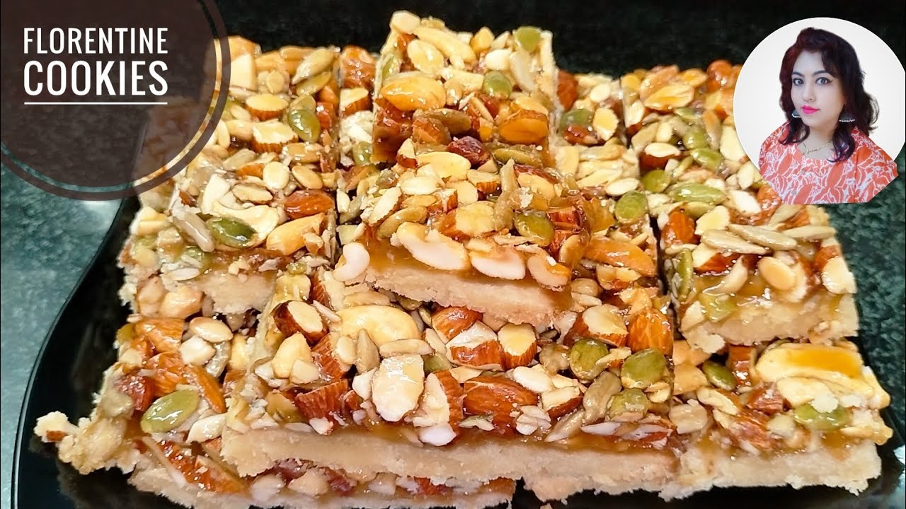 Florentine Cookies | Almond Florentine | Healthy Seeds Eggless Cookies Recipe