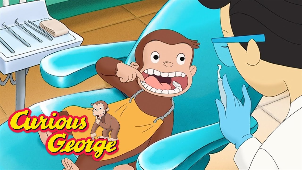 George Goes to the Dentist 🐵 Curious George 🐵 Kids Cartoon 🐵 Kids Movies