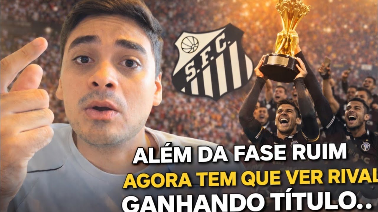 Existe uma CRISE MORAL na TORCIDA do Santos  