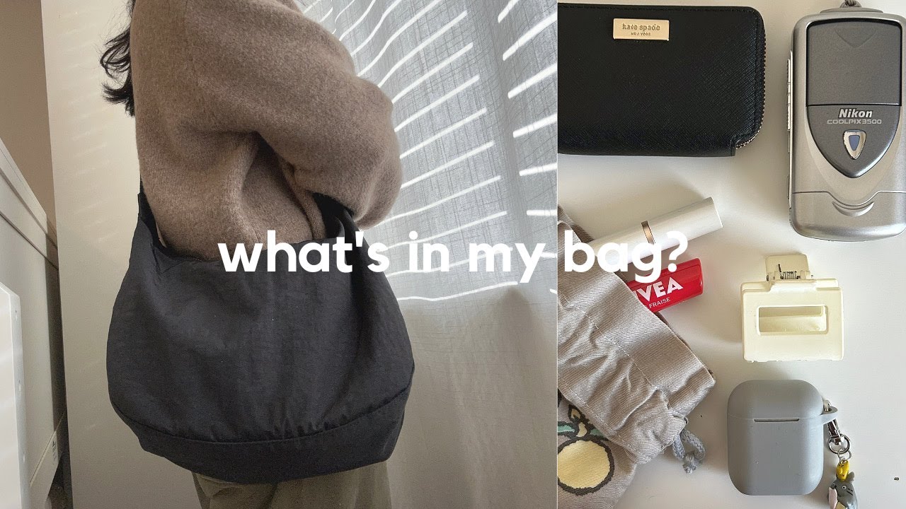 what’s in my bag? 2023 | minimalist, daily essentials