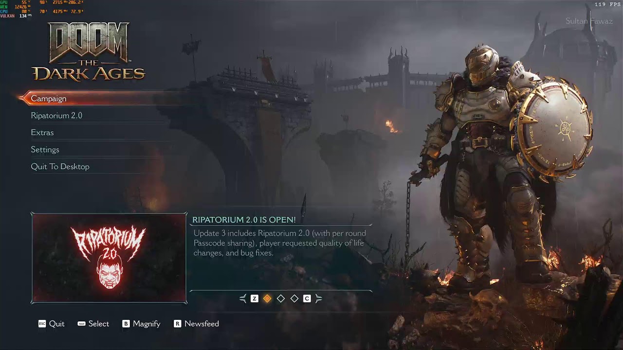 [No Mic] DOOM: The Dark Ages Nightmare 100% Speedrun Practice