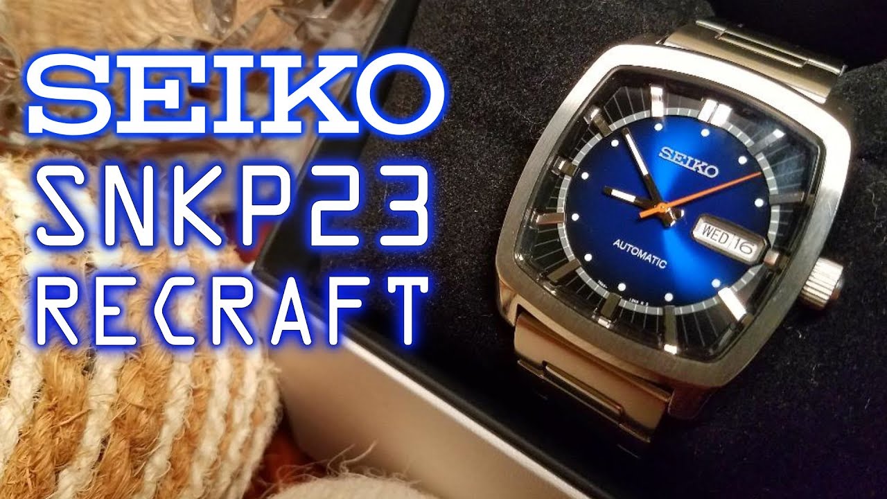 SEIKO SNKP23 Recraft Review 4k Ultra HD Footage