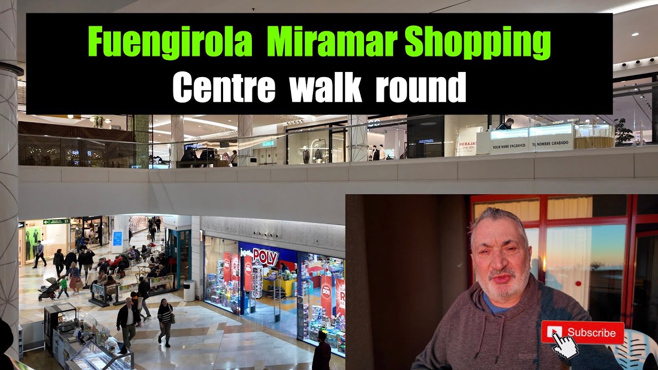 Fuengirola. Miramar Shopping Centre Walk Round