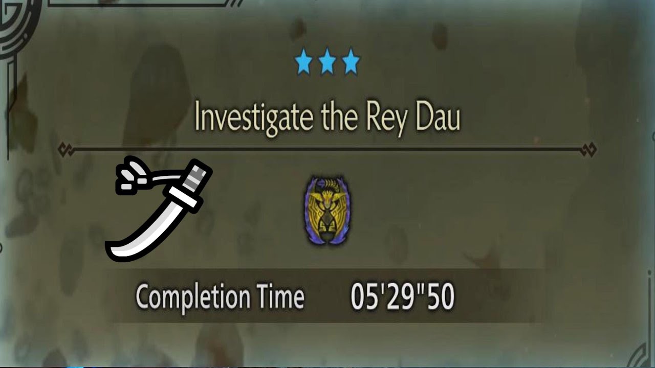 Rey Dau Longsword Solo 5'29 [MHWilds Beta]