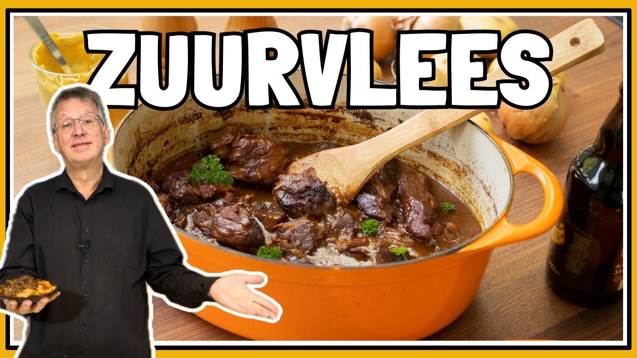 Hoe maak je Limburgs Zuurvlees? (Zoervleisj recept)