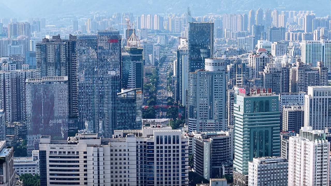 一镜到底瞰福州——穿越五一路五四路