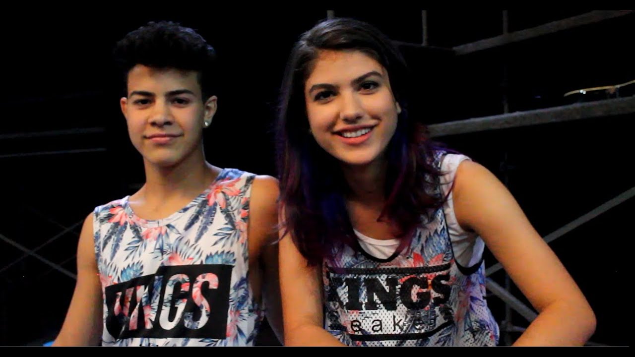 GIOVANNA GRIGIO E JOTTAPÊ NOS BASTIDORES DE 