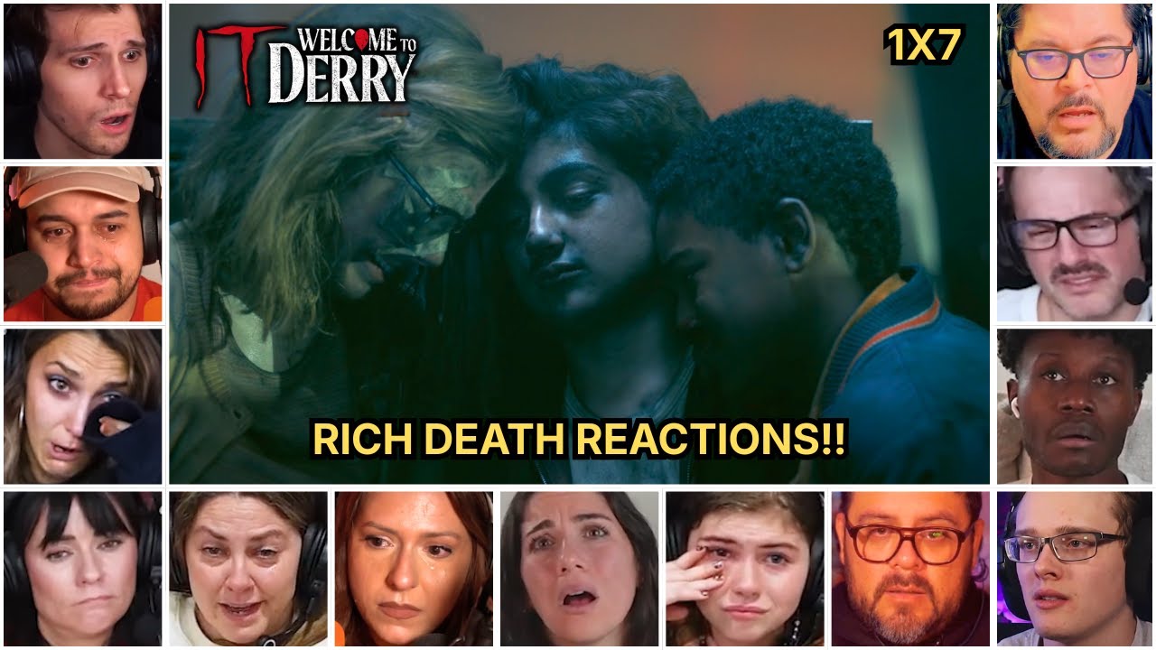 Reactors Reacting To Rich Death | IT: Welcome To Derry Episode 7 Reaction Mashup