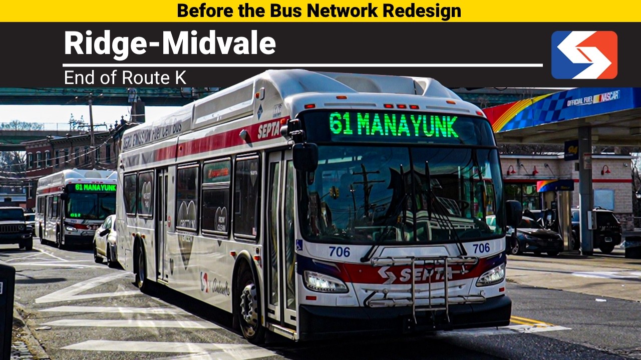 SEPTA at Ridge and Midvale: Where the K Ends - SEPTA TrAcSe 2026