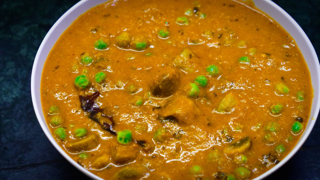 Matar Mushroom Sabzi without onion garlic|MUSHROOM MASALA|Restaurant style matar mushroom