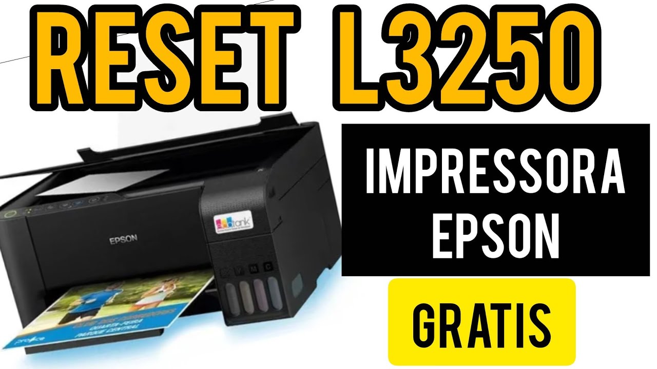 RESET DA IMPRESSORA EPSON L3250 PELA TERCEIRA VEZ PASSO A PASSO