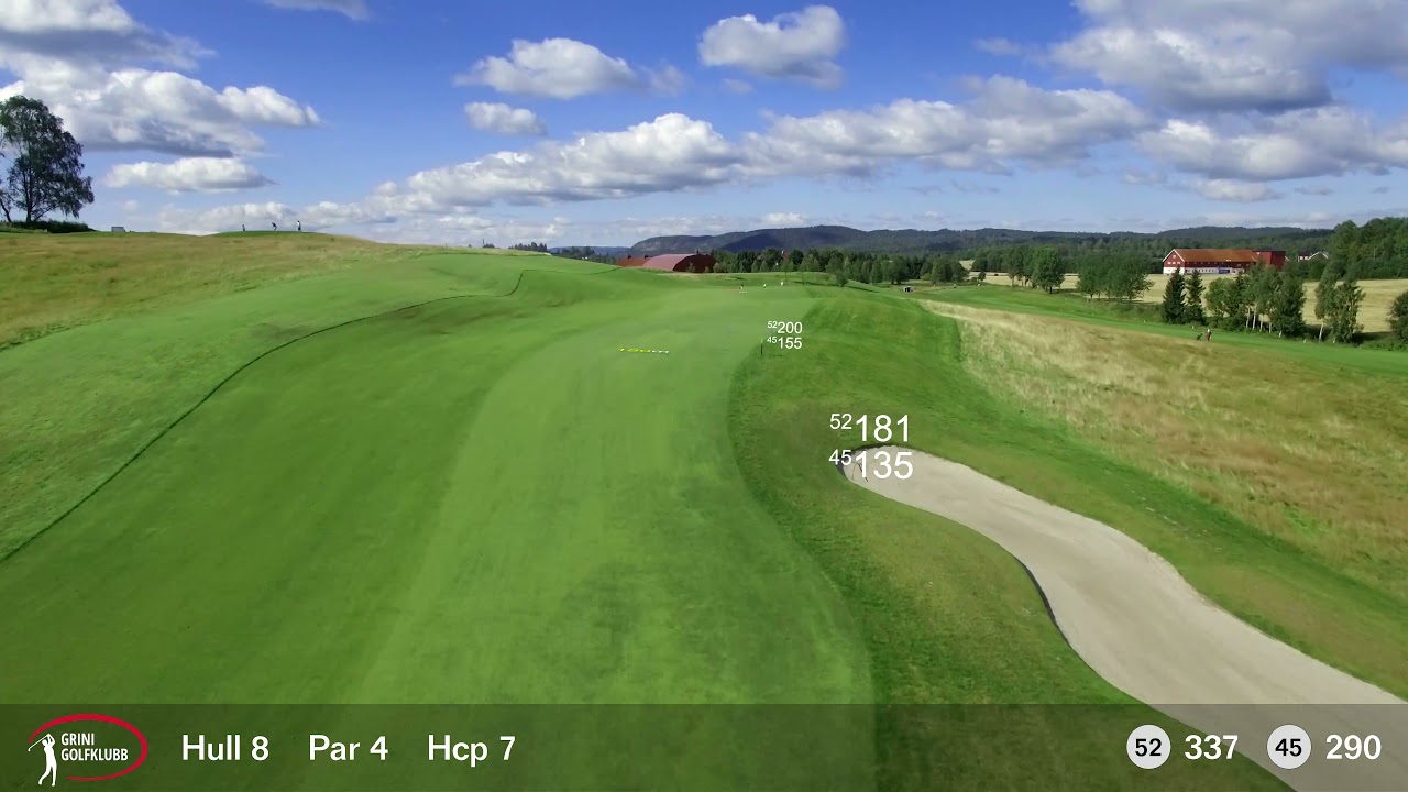 Grini golfklubb - flyover - hull 8