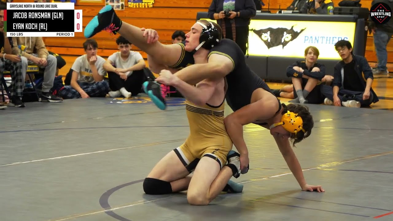 Eyon Koch of Round Lake [G] v. Jacob Ronsman of Grayslake North [R] (150)
