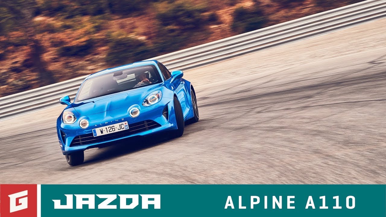 ALPINE A110 - prvá jazda  - GARAZ.TV - Rasťo Chvála