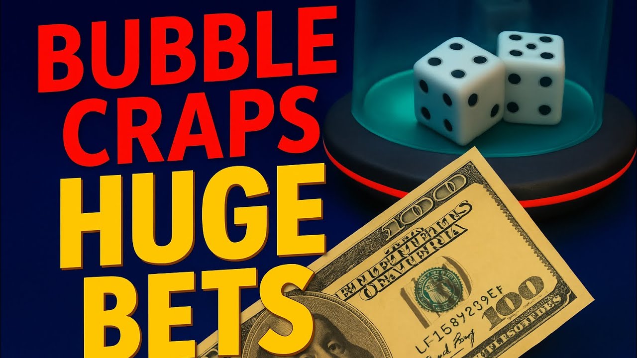 $4,000 high limit bubble craps session- Rolling around Florida to get even