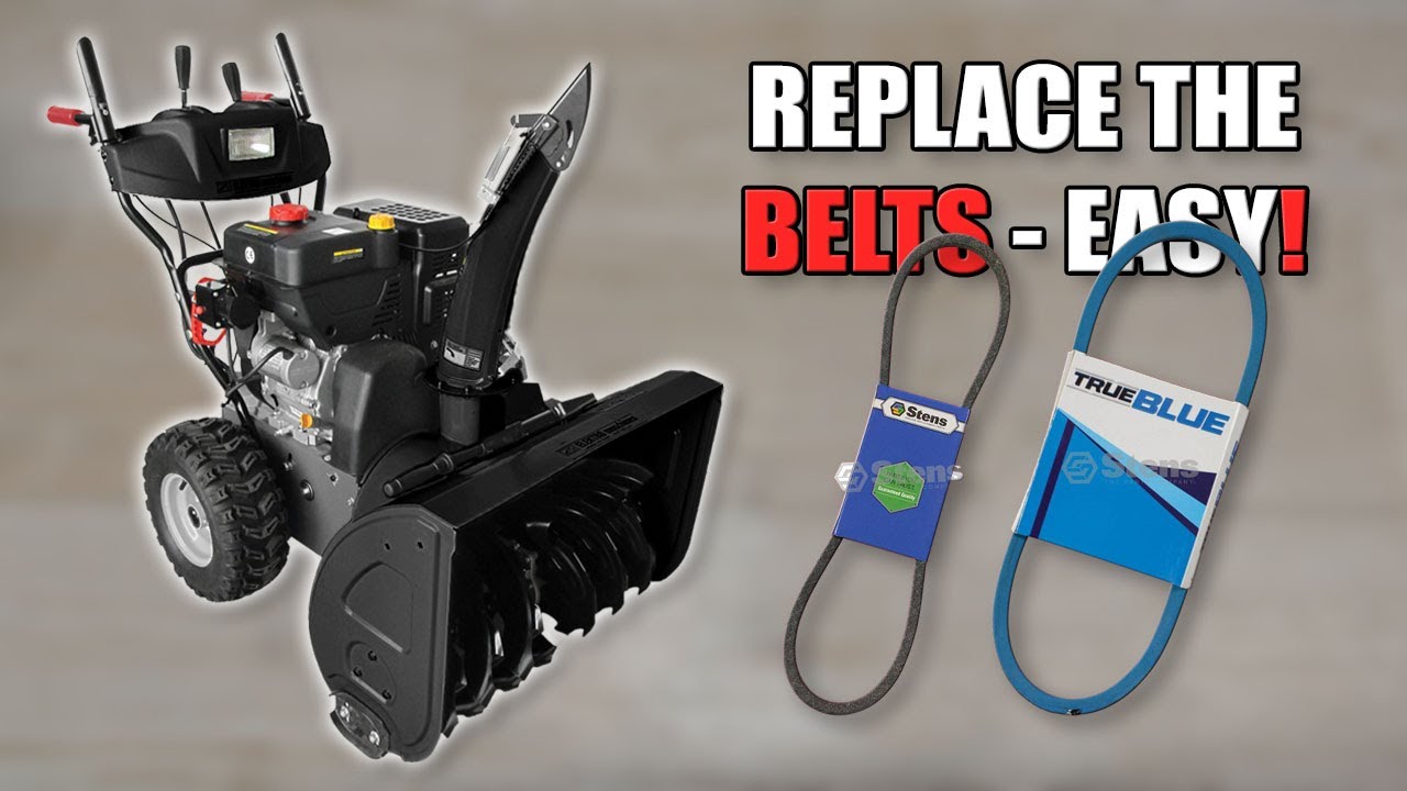 How to Replace Belts on a Snowblower