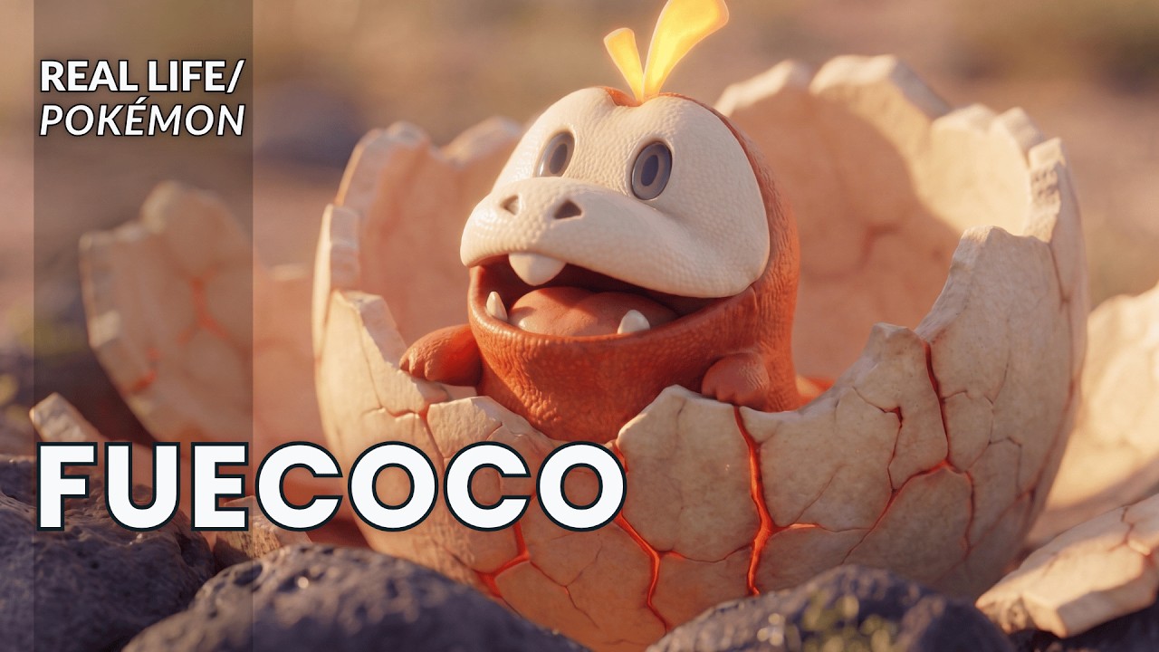 Real Life Pok&eacute;mon: Fuecoco &mdash; The Fire Egg of Paldea (Pok&eacute;mon Documentary)