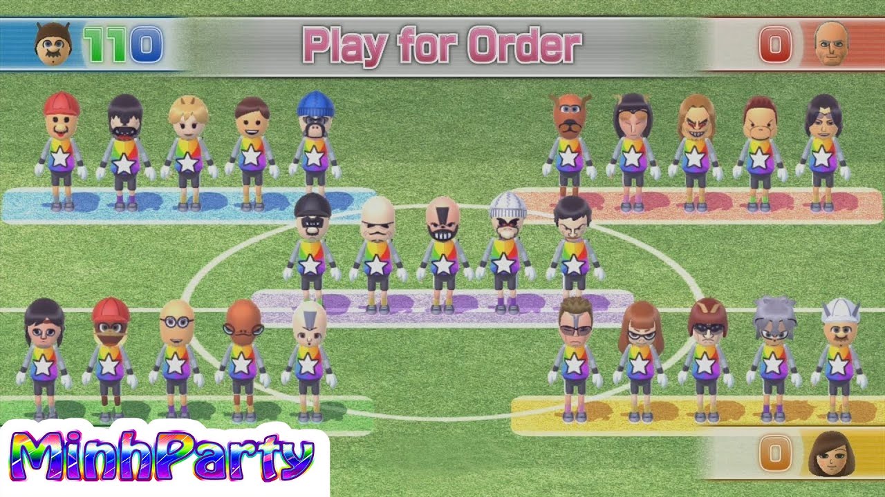 Wii Party U Team Building Tanooki Mario Gameplay @MINH PARTY U