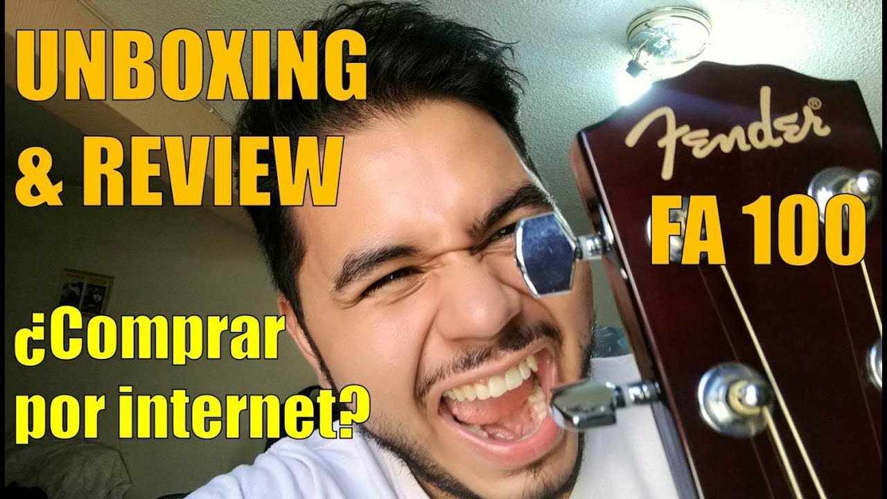 Fender Acoustic FA-100 Unboxing & Review
