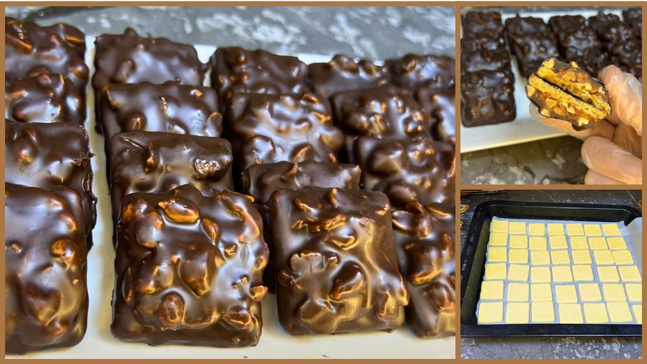 🫵🏻كوني متميزة هاد العيد ب هاد الصابلي بالكاوكاو والكراميل مذاق سنيكرز غاية فالروعة😋Sablé snickers 