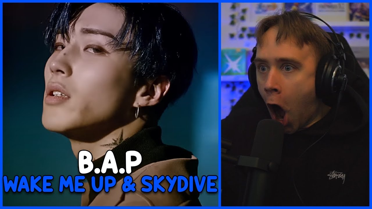 REACTING TO B.A.P — WAKE ME UP & SKYDIVE