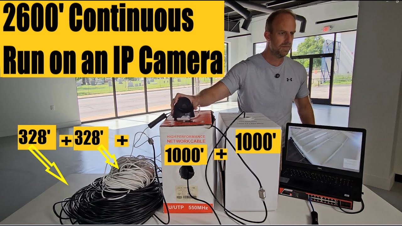 How to Run Cables past 328', all the way up to 2600' for your IP Cameras