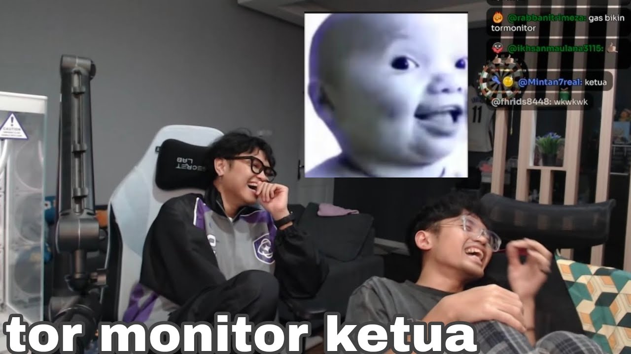bang al ama dhika ngeliat tor monitor ketua, ampe masuk ke dalam game
