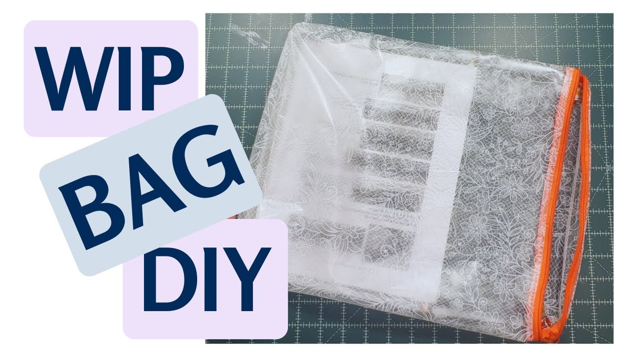 Project Pouch Tutorial - Keep Your Project Together! Work in Progress Project bag