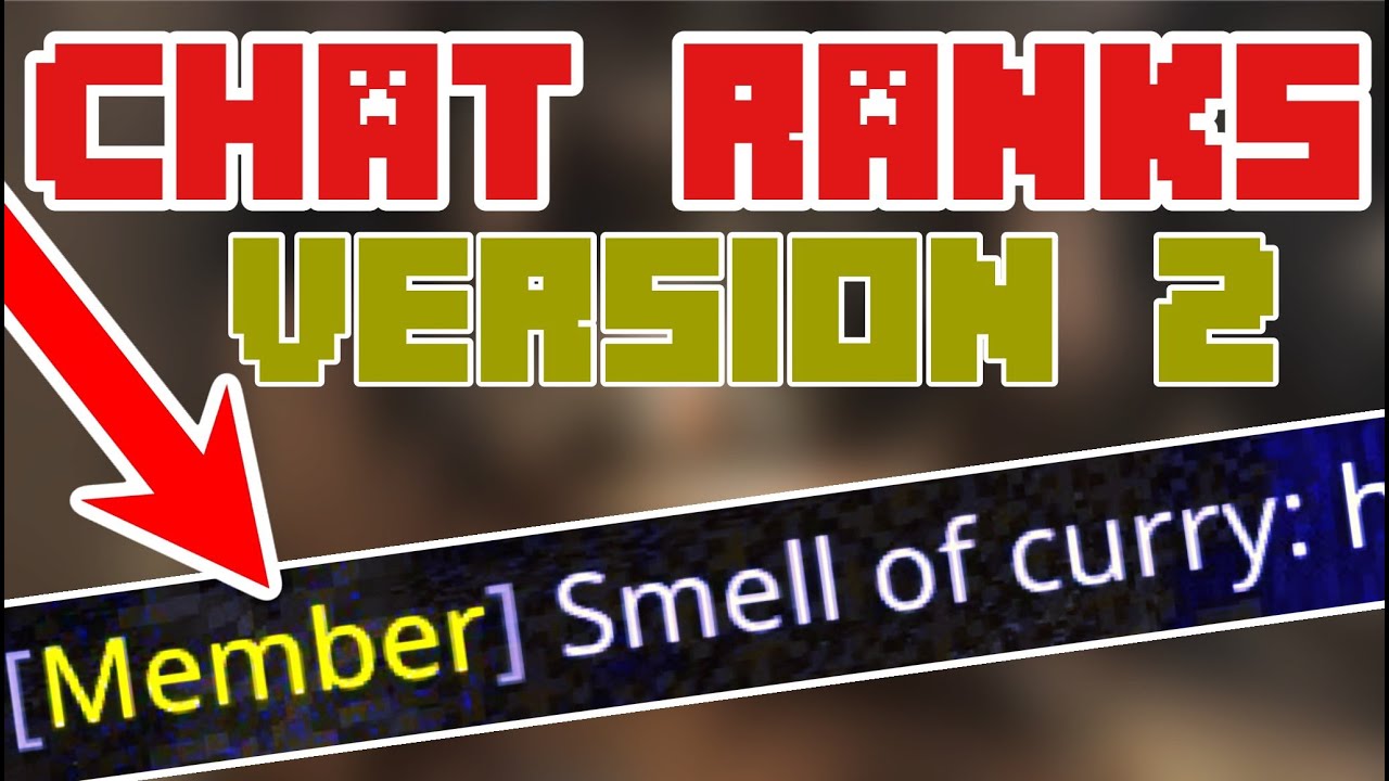 Chat Ranks V2 | Minecraft Bedrock | 1.17 | Chat Rank Tags | Fully Custom |Server Ranks | Vanilla |