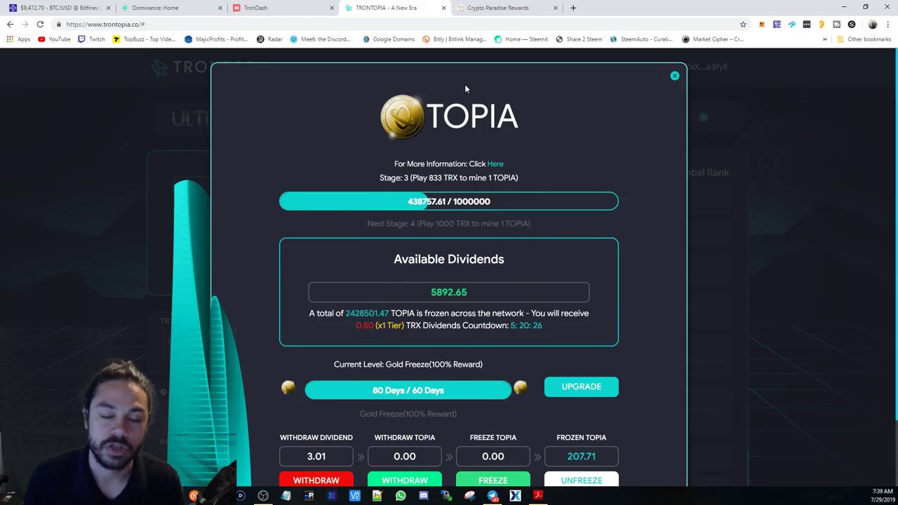 TronTOPIA Diamond Vouchers Update