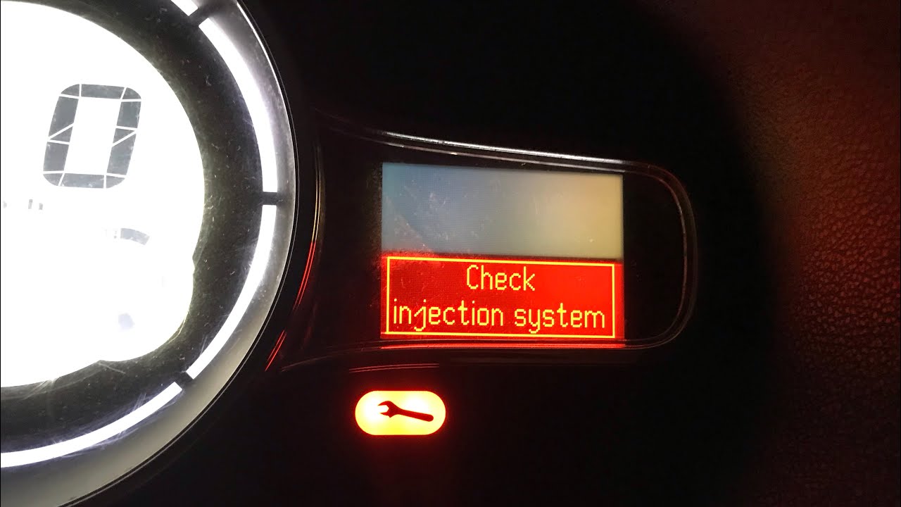 Рено Меган 3   помилка Check injection system