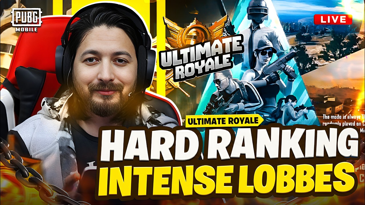 CLAN OPEN KIYA JAE ? ULTIMATE ROYALE HARD RANKING LOBBIES🔥TMG MARKHOR | PUBG Live Stream