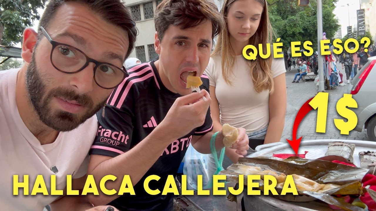 EXTRANJEROS @Mateo & Lisanna reaccionan a COMIDA VENEZOLANA navideña.