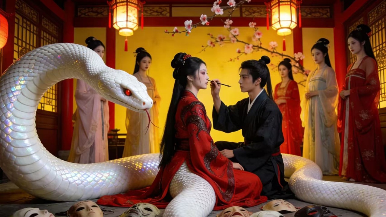 【FULL MOVIE 4K】The beautiful snake demon's secret has been discovered by the female general！