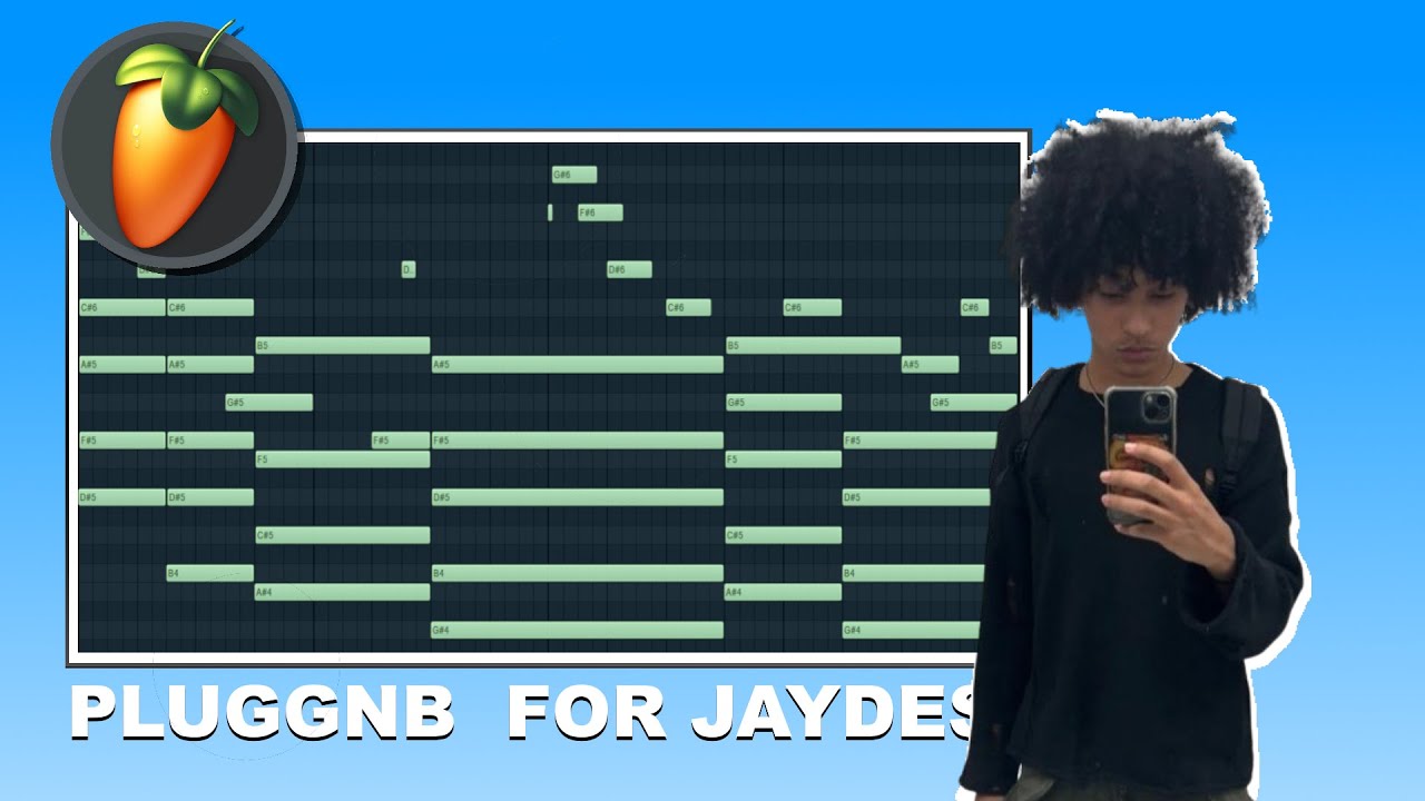 How to make CHILL PLUGGNB beats for JAYDES | FL Studio