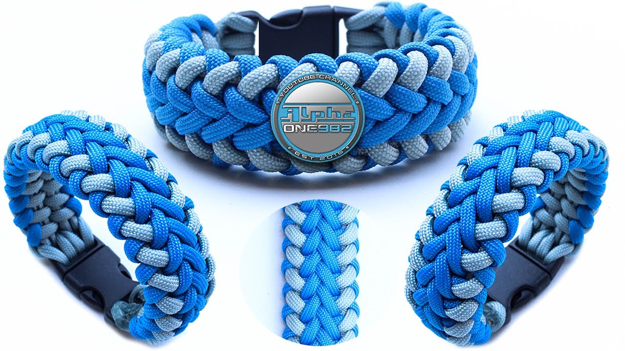 How to Make a Paracord Bracelet Gladiator Knot Tutorial DIY